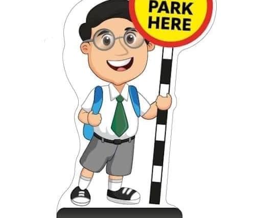 Liam the parking monitor who has been taken from outside Farthinghoe School