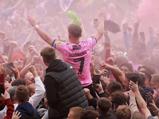 League Two's Player of the Year is coming off his best ever season after notching 22 league goals