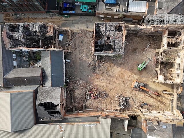 Balloon Bar and Fat Cats demolition.