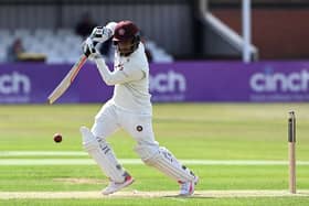 Saif Zaib finished with a career-best score of 159 for Northamptonshire against Gloucestershire