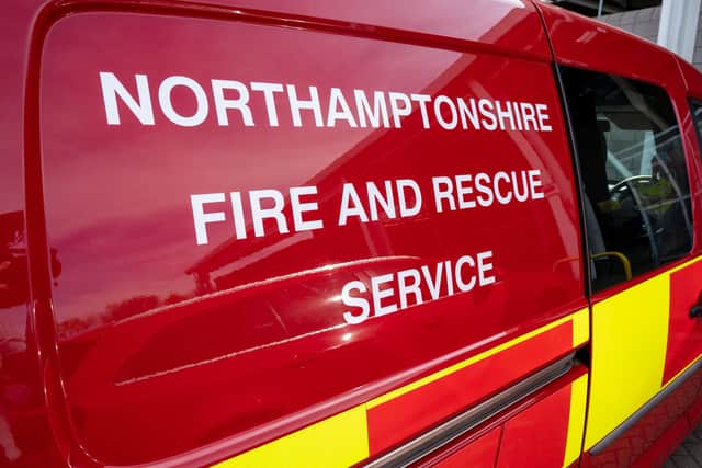 Northamptonshire Fire and Rescue Service are on the scene of a large crop fire on the Althorp Estate.