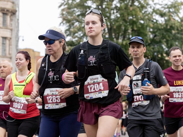 Hundreds of runners took part in the half marathon around the town on Sunday September 14.