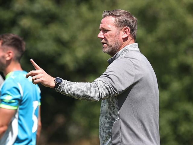 The boss liked some of what he saw but he wasn't afraid to vocalise his frustrations either, especially when his players didn't press as he wanted
