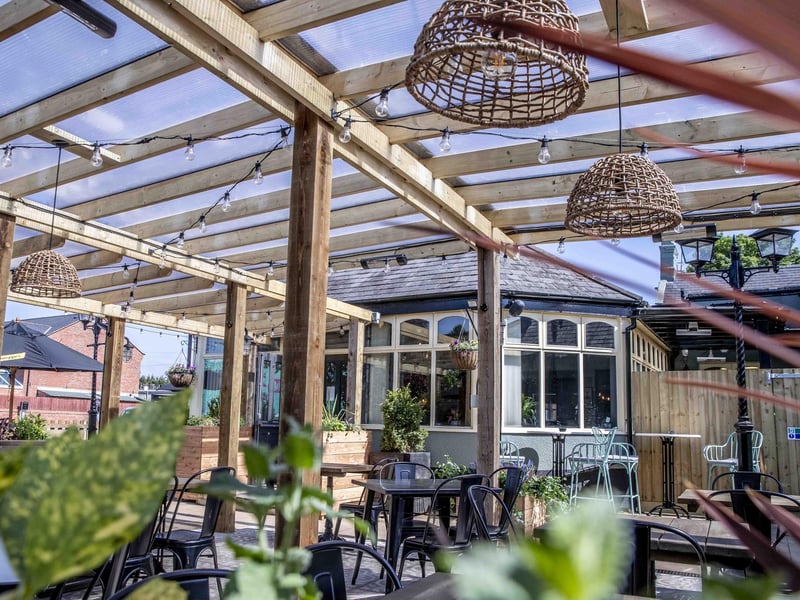 The Harlestone Road pub's garden has had a stylish makeover