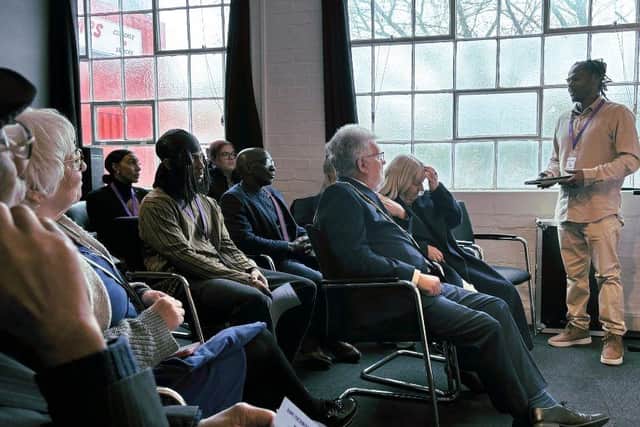 The organisation, which particularly supports those in marginalised circumstances, took a significant step forward in establishing its permanent home in the town centre last July. Photo: In Music In Media & Dot Media Group.