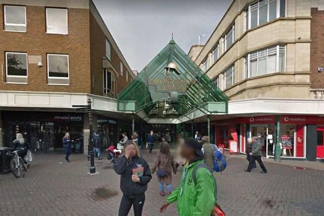 The Grosvenor Centre in Abington Street. The iconic green glass canopies were removed in 2018 to accommodate Metro Bank. Cabinet member for community safety at the now defunct borough council, Conservative councillor Anna King, watched the workers take the former centre frontage down in April 2018. She said: "It was sad to see it come down a bit. It was quite a nice feature and everyone recognises it. But I think they've got some good plans for that building."