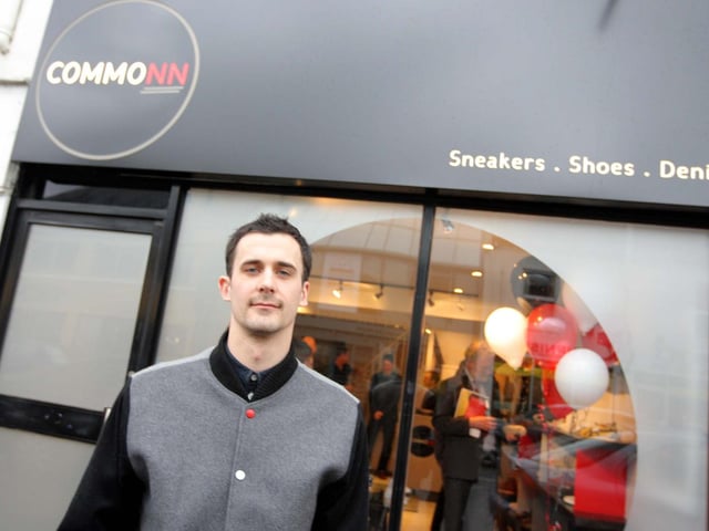The launch of new shop Commonn on Wellingborough Road. Pictured: Owner Mark Higgs outside the shop in 2010