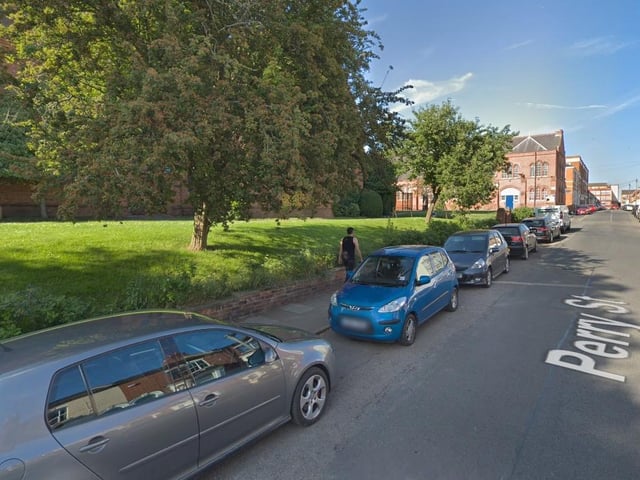 Two robberies were reported in Perry Street in March 2022
