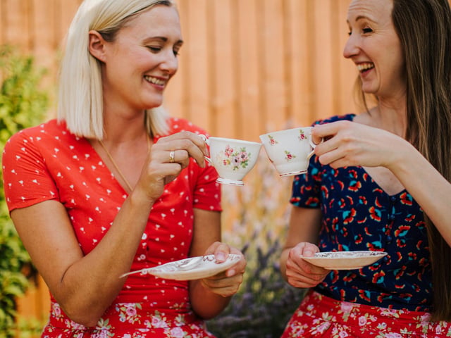 Amy Whiting, who revolutionised the way afternoon tea is offered in Northampton, founded Amy’s Vintage Teas in 2013 when she started collecting vintage china. Working as a waitress at the time and being a mother to two young children, Amy knew it was time to start something of her own. Though her initial idea was to hire out the crockery for weddings and events, she saw a massive gap in the market for the afternoon tea experience to be brought to people’s homes. She was the first business to introduce having afternoon tea delivered in the town – and has developed and built on the concept ever since.