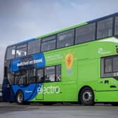 Cleaner, greener all-electric buses like this one already running in Oxford will be coming to Northampton — but not until late 2026