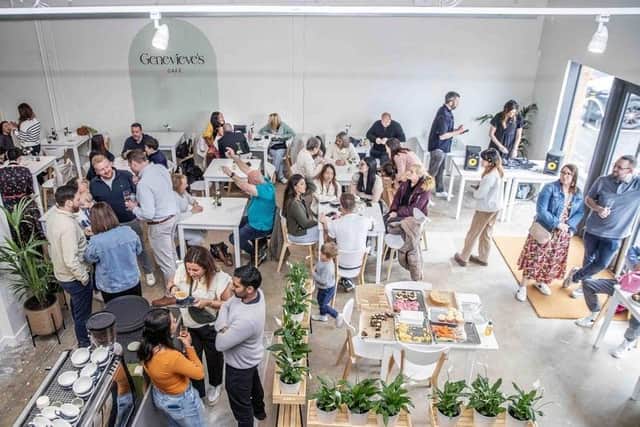 The business offers drinks, breakfast, brunch, lunch and cakes, with a soft play area to entertain children and a dog-friendly space. Photo: Kirsty Edmonds.