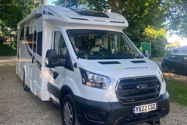 Tim and Becky had their first motorhome minibreak in the 'Oakley' luxury motorhome from Hey Campers.