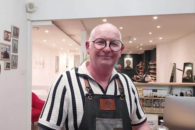 Finn, owner of Finn & Co hair salon on St Giles Street.
Credit: Nadia Lincoln LDRS
