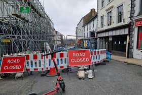 Bridge Street has been closed since August, with many electric vehicles choosing to use the pavement to get into town rather than the 5 - 10 minute diversion route