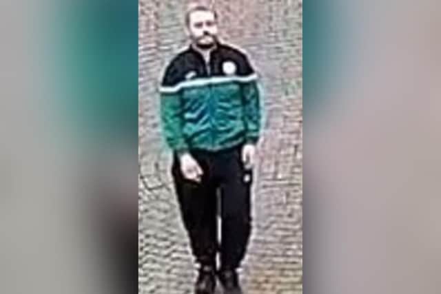 Police want to speak to the man in the image.
