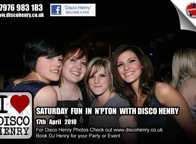Nostalgic pictures from a night out at NB's
