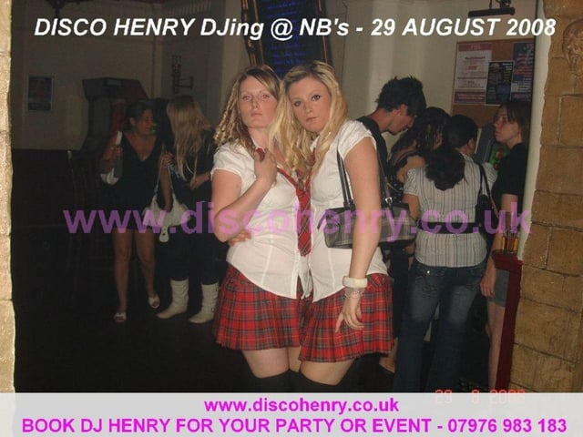 Nostalgic pictures from a night out in town