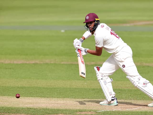 Emilio Gay impressed on the first day of Northants' clash with Lancashire (photo by David Rogers/Getty Images)