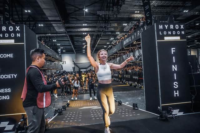 Victoria trained and competed in her first Hyrox competition in November 2023 and raised £34,000. Photo: Daniel Rodriguez Ramos.