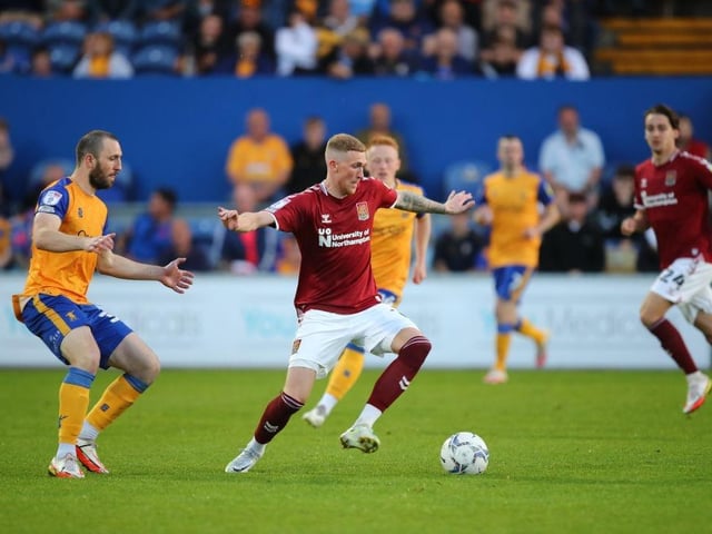 Mansfield had clearly worked on their set-piece defending because they stood up impressively to all of his corners and free-kicks, and he couldn't quite deliver the final pass or shot from open play... 6