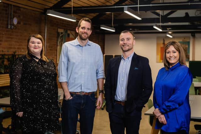 (L-R) Hannah Tanner, Garrick Hurter, Darren Smith and Gail Haddon.