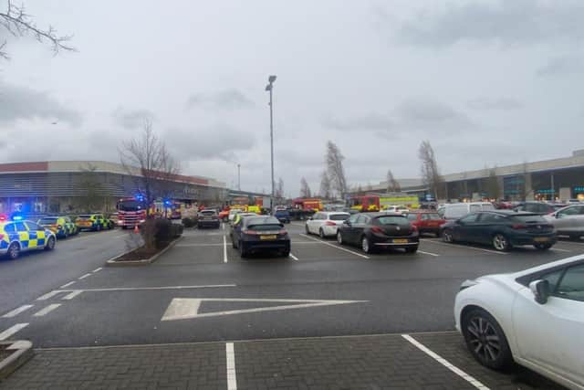 Emergency services at Rushden Lakes
