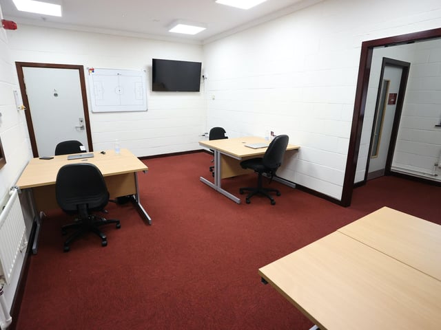 Another angle of the coaches office