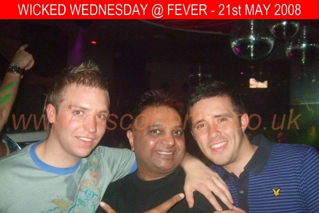 Nostalgic pictures from a Wednesday night out at Fever