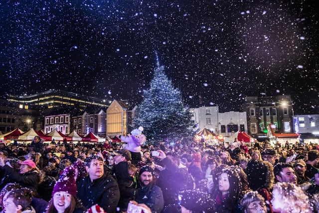 Christmas Lights switch on 2018 - Northampton Market Square