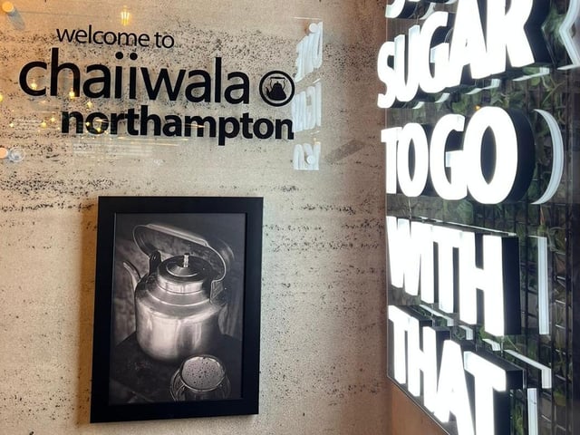 Inside the new Indian street food diner in Wellingborough Road