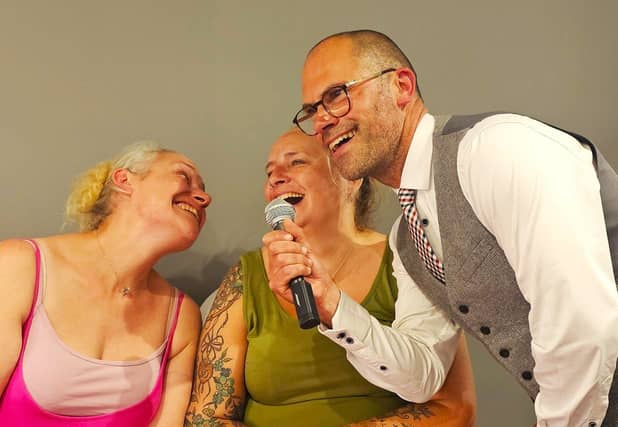 Gavin's debut performance at Elm Bank Care Home in Kettering
