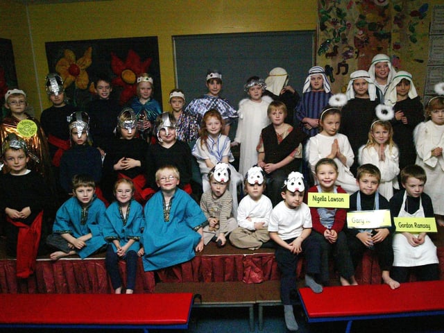 Maidwell Primary Nativity dress rehearsal