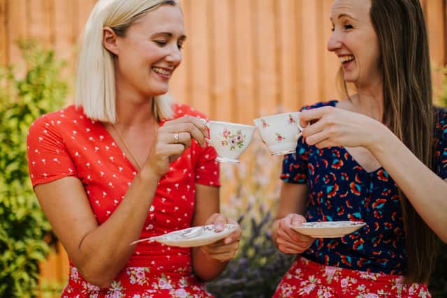 Amy Whiting, founder of Amy's Vintage Teas, and Gemma Colby, founder of The Copper Kitchen, joined forces in 2020.