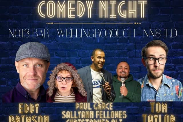Hats Funny Comedy is hosting a night of stand-up in Wellingborough and Northampton on 19 December.