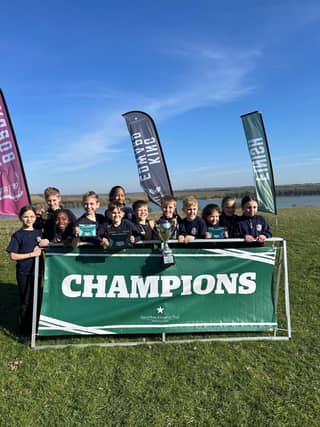 Malcolm Arnold Prep school winning team for cross country competition