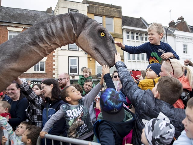 Dinosaur Day, Northampton Market Square.