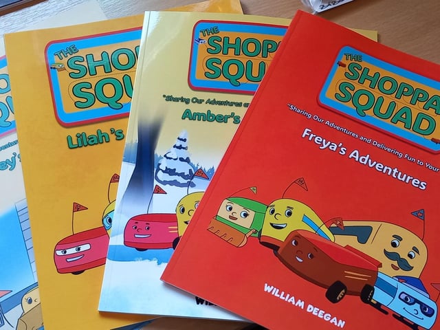World's first series of children's illustrated books about autonomous delivery robots.