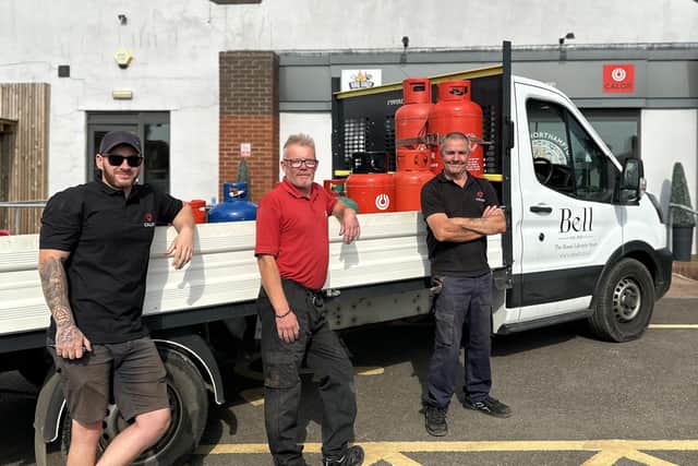 Bell’s experienced team (pictured) are on hand to provide its customers with support and advice when it comes to purchasing Calor gas