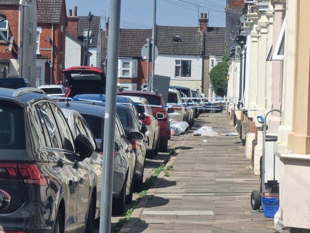 Adnitt Road, from Stimpson Avenue to Whitworth Road and Bostock Avenue, remains taped off while police investigate.