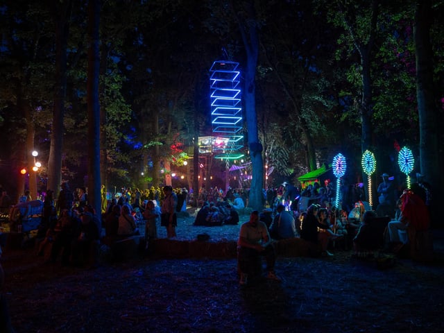 The Enchanted Woods at the Shambala Festival.