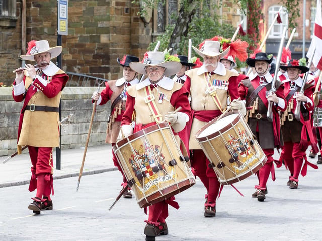 The ceremony and procession took place in and around All Saints Church on Thursday May 29.