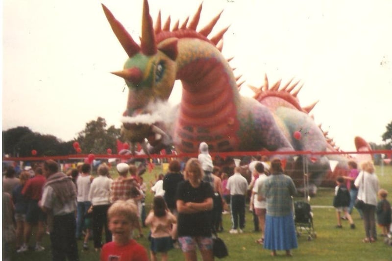 1995/6  inflatable day at Wicksteed Park