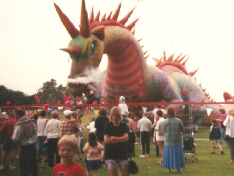 1995/6 inflatable day at Wicksteed Park