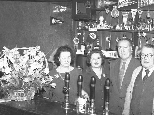 Licensee retires at The Racehorse, Abington Square, Northampton, February 17, 1960