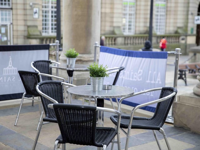 The All Saints Bistro situated at the All Saints Church in Northampton town centre. Photo taken on Tuesday, May 10 2022.