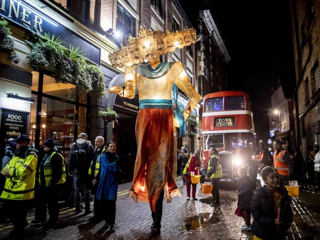 Celebrations for the festival of lights included a parade and entertainment in Northampton town centre on Saturday (November 4).