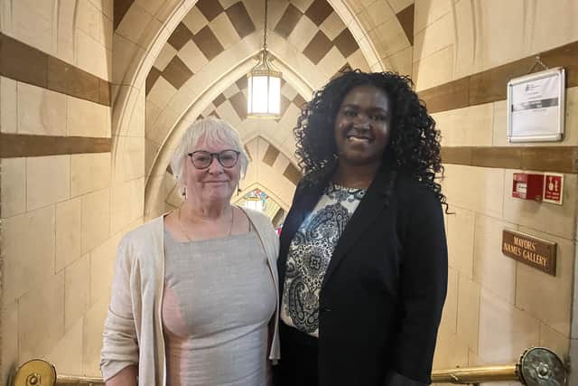 Police Fire and Crime Commissioner Danielle Stone (left) and her preferred deputy Marianne Kimani.Credit: Nadia Lincoln LDRS