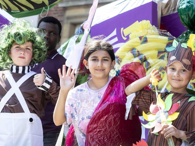 The sun shone as the carnival parade made its way through Northampton town centre on Saturday June 10.