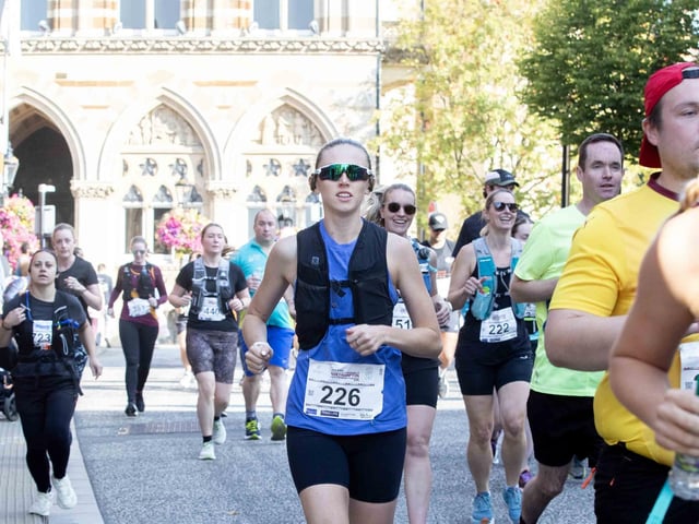 Hundreds of runners took part in the half marathon on Sunday September 15, 2024.