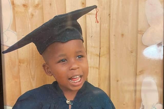 Akhona graduated from the Butterfly Nursery at Mereway Pre-School earlier this year